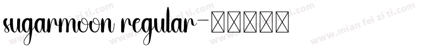 sugarmoon regular字体转换